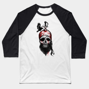 Fallen Pirate Baseball T-Shirt